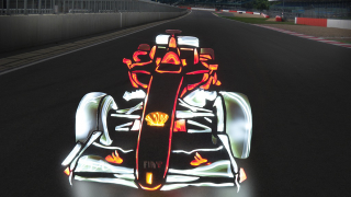 Illustration for article titled Formula 1 cars made entirely out of light